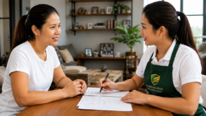 Transfer maid hiring checklist Singapore